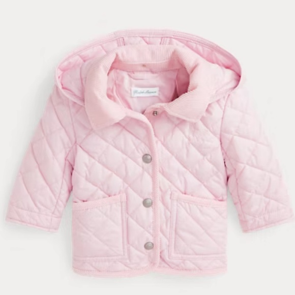 Pink Quilted Baby Barn Jacket - Ralph Lauren - Picture 4 of 5